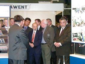 Посещение выставки WATER ’2003 членами МКВК, руководителями исполнительных органов МКВК и гостями